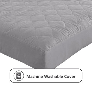 Sunvega 6 Inch Quilted Twin Mattress with Thermobonded Polyester Fill and Removable Cover