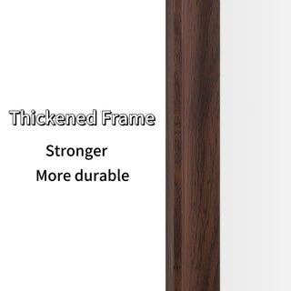 Sunvega Full Length Mirror with Faux Wooden Frame for Wall-Mounted Outfit Check