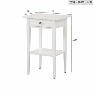 Sunvega Bright Pink Contemporary Nightstand with Durable Construction for Modern Decor