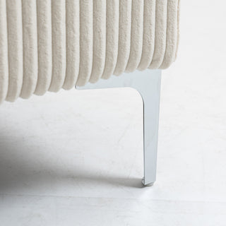 Sunvega Modular Sofa Single Armrest Backrest Module with Convertible Corduroy Fabric