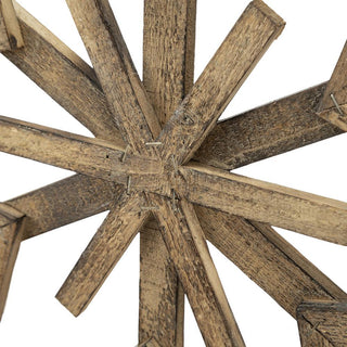 Sunvega Weathered Finish Iron Snowflake Hanging Ball Ornaments for Holiday Decor