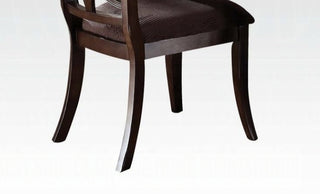 Sunvega Keenan Dark Walnut Finish Rectangular Dining Table with 1 Leaf