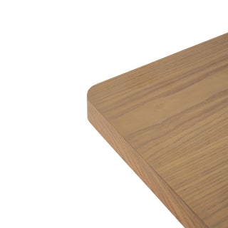 Sunvega 63 Inch Rectangular Dining Table with Farmhouse Pedestal Base