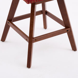 Sunvega 360-Degree Swivel Barstools with Soft Foam and Steel Spring Filler
