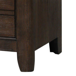 Sunvega Antique Brown Finish Cedar Lined Bottom Drawers Seven Storage Dresser