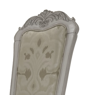 Sunvega Dresden Vintage Bone White Finish Nightstand with Two Spacious Felt-Lined Drawers
