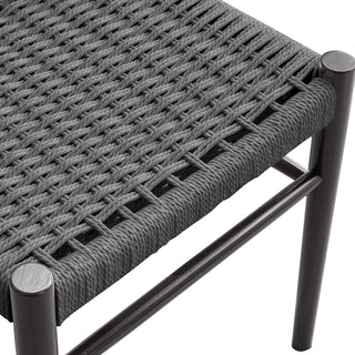 Sunvega Fully Assembled Wood Rattan Dining Chairs Set of Two with Woven Seat