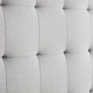 Sunvega Classic Geometric Square Tufted Headboard with Adjustable Height for Queen Bed
