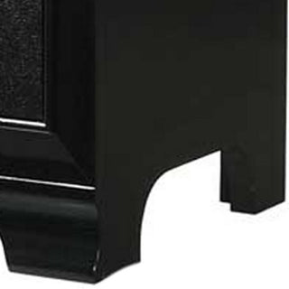 Sunvega Glamorous Seven Drawer Wooden Dresser with Crystal Knobs and Bracket Feet