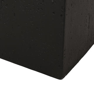 Sunvega Square Cast Stone Planter Box for Outdoor Patio and Backyard