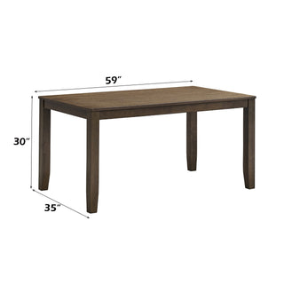 Sunvega Contemporary Round Dining Table with Drop Leaf in Solid Rubber Wood