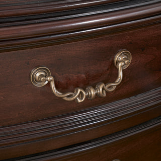 Sunvega Monte Carlo Dark Brown Nightstand with Dovetail Drawer Construction