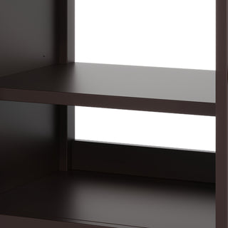 Sunvega Modern 30 Inch Bathroom Vanity with Ceramic Sink and Tempered Glass