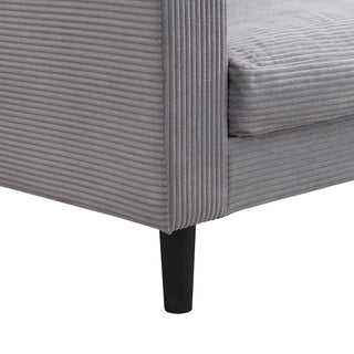 Sunvega 74 Inch High Resilience Three Seater Sofa with Sturdy Wooden Frame