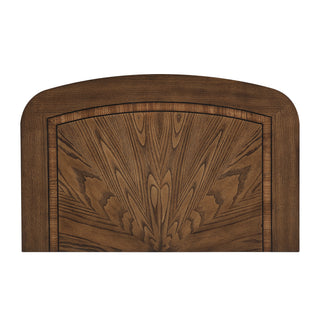 Sunvega Dark Brown Finish Traditional Nightstand with 2 Dovetail Drawers and Cedar Veneer