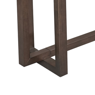 Sunvega Space-Saving Narrow 59-Inch Console Table with Durable MDF Construction for Entryway
