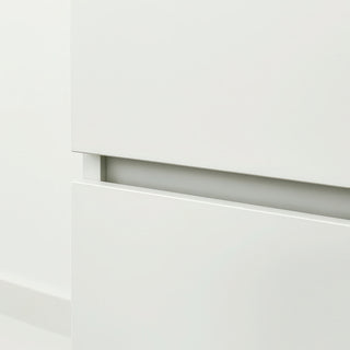 Sunvega Modular Wood Closet Cabinet with Drawers and Ample Storage in Warm White
