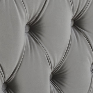 Sunvega Brooklyn King Tufted Panel Bed Headboard and Footboard Set in Caramel Tan Brown