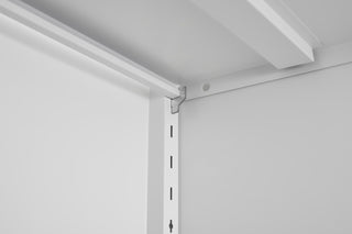 Sunvega Premium Powder Coated Steel Storage Cabinet With Four Adjustable Shelves