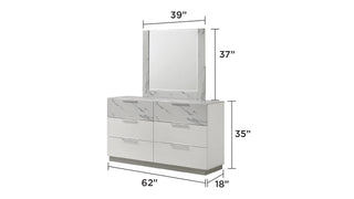 Sunvega Lacquer Frame Mirror with Integrated LED Lighting for Modern Decor