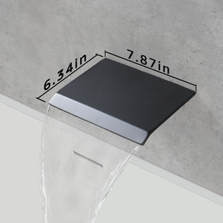 Sunvega High Pressure 10 Inch Rain and Handheld Shower System with Matte Black Finish