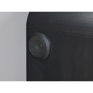 Sunvega Beverly Black and White Nightstand with Cooler Inserted and Speaker
