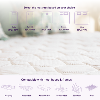 Sunvega Orthopedic Queen Cooling Gel Hybrid Mattress with Pressure Relief