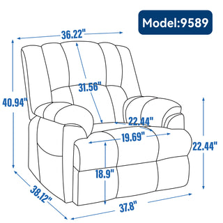Sunvega Dual Motor Lift Recliner Chair with Massage Lumbar Heat and Power Remote