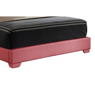 Sunvega Sleek Black Full Bed Frame with Chic Finish for Casual Elegance