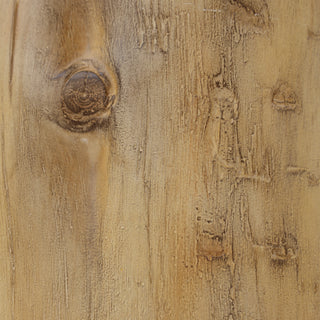 Sunvega Hand-Painted Faux Wood MGO Side Table with Natural Log Texture