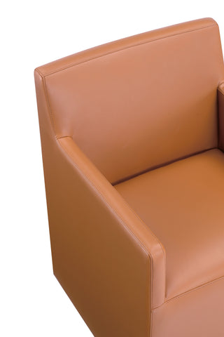 Sunvega Modern Dining Chair in Luxurious Faux Leather for Dining Room