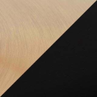 Sunvega Adjustable Dining or Bar Table in Gold Metal and Black Wood Top