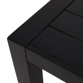 Sunvega Modern Aluminum Frame Slat Panel Design Outdoor Dining Table