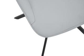 Sunvega Modern PU Leather Swivel Dining Chairs Set of 2 with Auto-Return and High Back