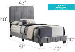 Sunvega Twin Bed Frame in Crisp White for Compact Living Areas
