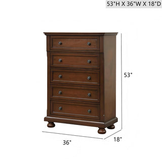 Sunvega Gray Modern Nightstand with Full Extension Drawers and Felt-Lined Top