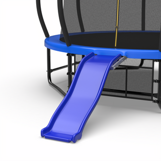 Sunvega Blue Outdoor Trampoline Slide for 8-16FT Trampolines with 110 lbs Capacity