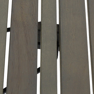 Sunvega Foldable Acacia Wood Slat Design Side Table for Outdoor Use