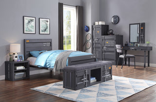 Sunvega Red 1-Door Wardrobe with Container Lock and Metal Shelf