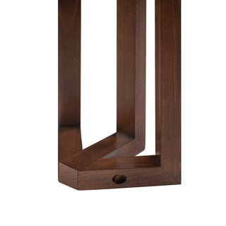 Sunvega 4 Piece Solid Wood Bar Table Set with 3 PU Upholstered Stools for Kitchen Living Room