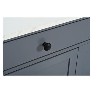 Sunvega Freestanding Kitchen Pantry Cabinet with Drawer and Adjustable Shelves