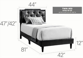 Sunvega Twin Bed Frame in Crisp White for Compact Living Areas
