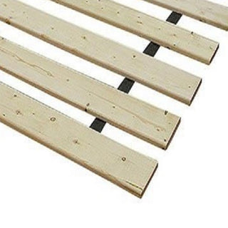 Sunvega King Bed Slats Kit in Unfinished Natural Wood Finish Sanded Smooth