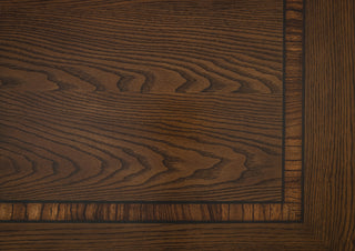 Sunvega Dark Brown Finish Traditional Nightstand with 2 Dovetail Drawers and Cedar Veneer