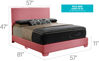 Sunvega Sleek Black Full Bed Frame with Chic Finish for Casual Elegance