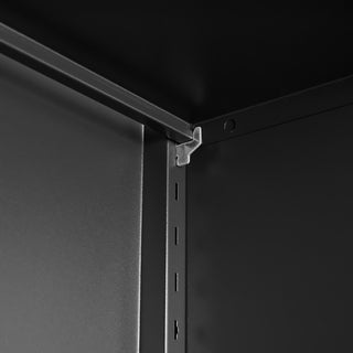 Sunvega Premium Powder Coated Steel Storage Cabinet With Four Adjustable Shelves
