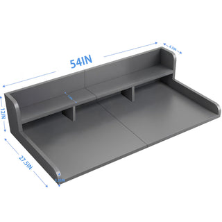 Sunvega Waterproof MDF Washer Dryer Countertop with Non-slip Pads and High Edge