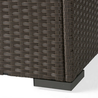 Sunvega Polyethylene Wicker Bar Table or Side Table for Patio