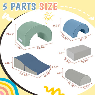Sunvega Lollipop Shaped Soft Foam Climbing Blocks for Toddlers Indoor Active Play