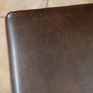 Sunvega Upholstered Counter Stool with Solid Wood Frame and Nailhead Trim